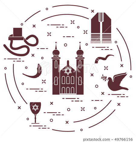 Jewish symbols 49766156