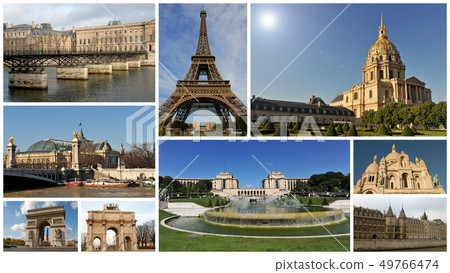 monuments of Paris 49766474