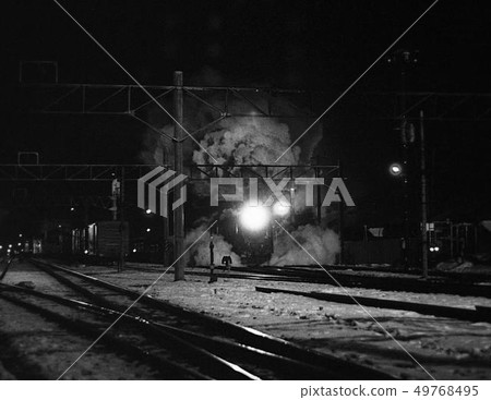 SL night scene photo monochrome SL night scene photo monochrome 49768495