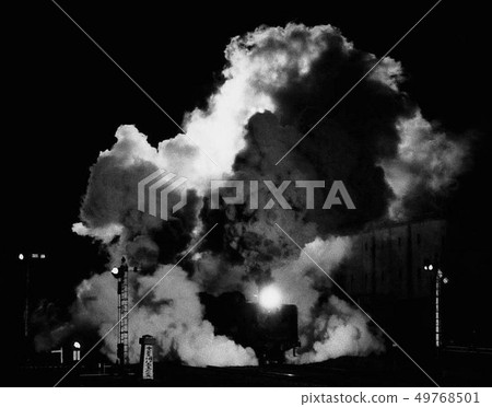 SL night scene photo monochrome 49768501