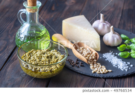Ingredients for pesto Ingredients for pesto 49768534