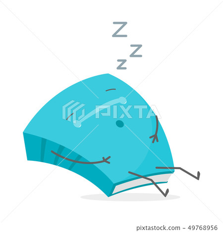 Cartoon Color Book Emoji Character Person. Vector 49768956