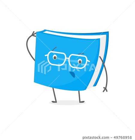 Cartoon Color Book Emoji Character Person. Vector 49768958