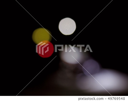 Lighting red, yellow and white bulbs, bokeh Lighting red, yellow and white bulbs, bokeh 49769548