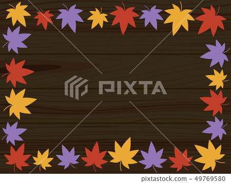 Maple and tree frame - Stock Illustration [49769580] - PIXTA