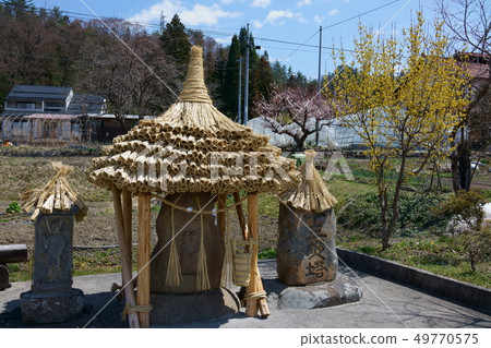 Ado-ji Temple Dosojin: Spring Kita-Azumi-gun Ikeda-cho 49770575