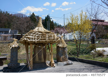 Ado-ji Temple Dosojin: Spring Kita-Azumi-gun Ikeda-cho 49770577