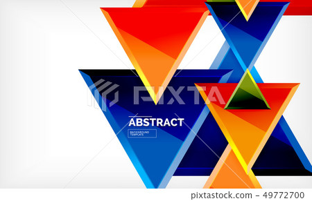 Triangular low poly background design, Triangular low poly background design, 49772700