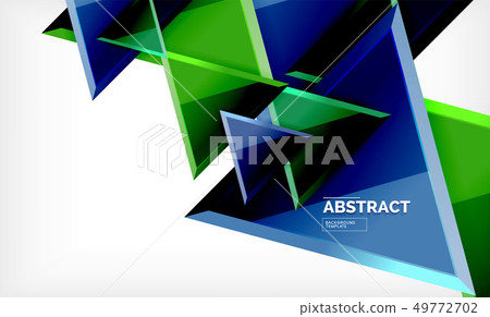 Tech futuristic geometric 3d shapes, minimal Tech futuristic geometric 3d shapes, minimal 49772702
