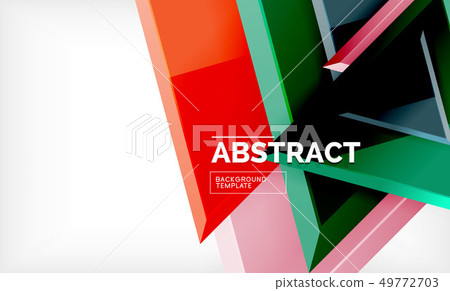 Triangular low poly background design, Triangular low poly background design, 49772703