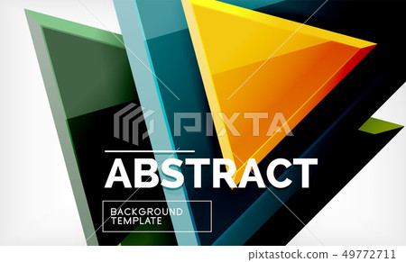 Triangles repetiton geometric abstract background, Triangles repetiton geometric abstract background, 49772711