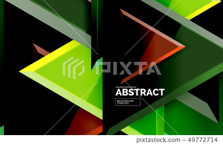 Triangles repetiton geometric abstract background, Triangles repetiton geometric abstract background, 49772714