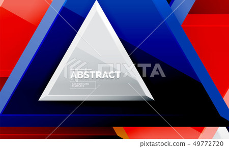 Tech futuristic geometric 3d shapes, minimal Tech futuristic geometric 3d shapes, minimal 49772720