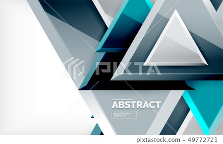 Triangles repetiton geometric abstract background, Triangles repetiton geometric abstract background, 49772721