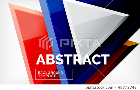 Tech futuristic geometric 3d shapes, minimal Tech futuristic geometric 3d shapes, minimal 49772742