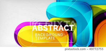 Techno lines, hi-tech futuristic abstract 49772755