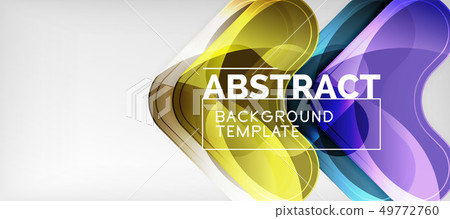 Shiny glossy arrows background, clean modern 49772760
