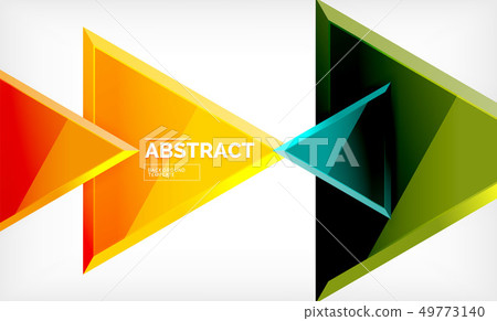 Triangles repetiton geometric abstract background, Triangles repetiton geometric abstract background, 49773140