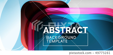 Techno lines, hi-tech futuristic abstract 49773281