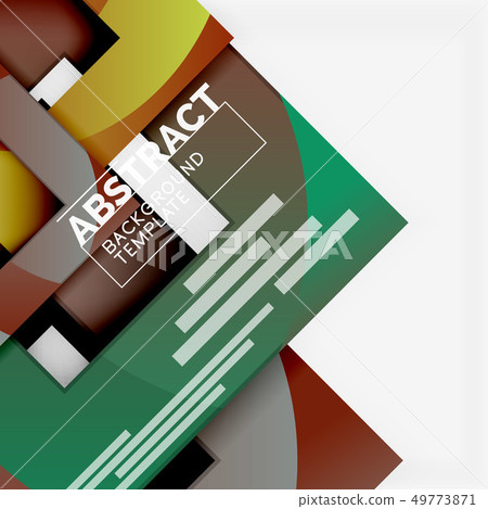 Geometric minimal abstract background with Geometric minimal abstract background with 49773871