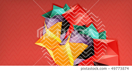 Low poly design 3d triangular shape background, Low poly design 3d triangular shape background, 49773874