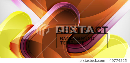 Light effects glossy arrows background 49774225
