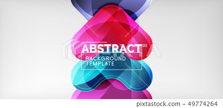 Techno lines, hi-tech futuristic abstract 49774264