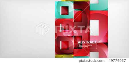 Abstract geometric background. Glossy square Abstract geometric background. Glossy square 49774937