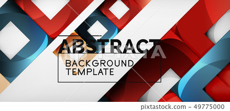 Abstract geometric background. Glossy square Abstract geometric background. Glossy square 49775000