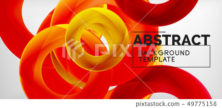 Vector rings abstract background 49775158