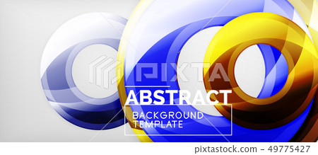 Modern geometrical abstract background, vector 49775427