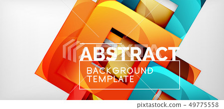 Background with color squares composition, modern 49775558