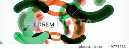 Round linear circle shapes background Round linear circle shapes background 49775883