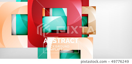 Abstract squares geometric background can be used Abstract squares geometric background can be used 49776249