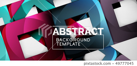 Abstract squares geometric background can be used - Stock Illustration ...