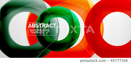 Vector circles abstract background 49777206
