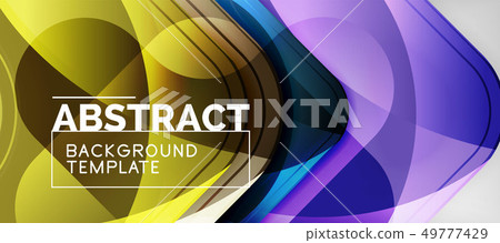 Shiny glossy arrows background, clean modern 49777429