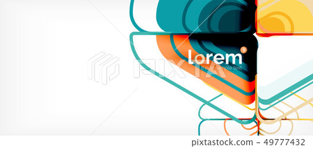 Abstract background multicolored geometric shapes Abstract background multicolored geometric shapes 49777432
