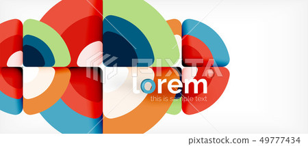 Circle abstract background Circle abstract background 49777434