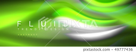 Fluid colors mixing glowing neon wave background, Fluid colors mixing glowing neon wave background, 49777436
