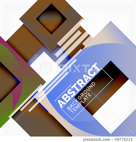 Background abstract squares, geometric minimal 49778225