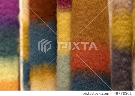 many colors wool scarf detail hand made many colors wool scarf detail hand made 49778561