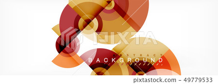 Modern circle background 49779533