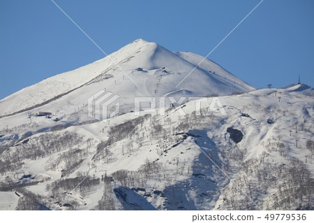 從Arishima紀念館附近看到的二世谷山脈和滑雪場 49779536