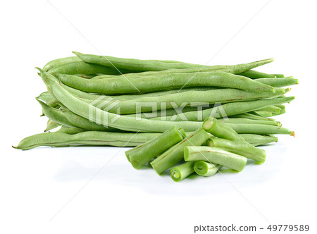 long bean isolated on white backgroound. 49779589