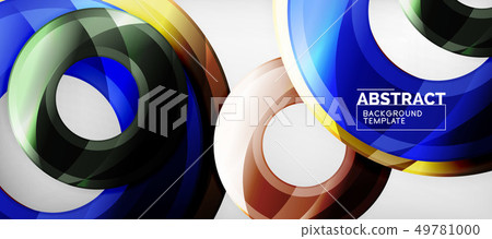 Modern geometrical abstract background, vector 49781000