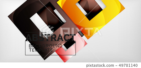 Abstract squares geometric background can be used - Stock Illustration ...