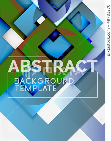 Geometric minimal abstract background with Geometric minimal abstract background with 49781270