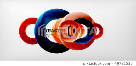 Vector circles abstract background Vector circles abstract background 49781523