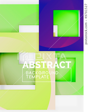 Background abstract squares, geometric minimal 49781527